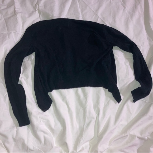 Cherokee Black Crop Cardigan - Picture 11 of 11